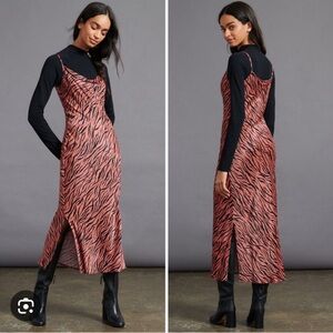 Anthropologie animal print slip dress. Size XL, includes tags!